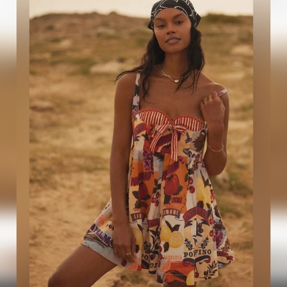 Anthropologie Maeve Bustier Romper NWT